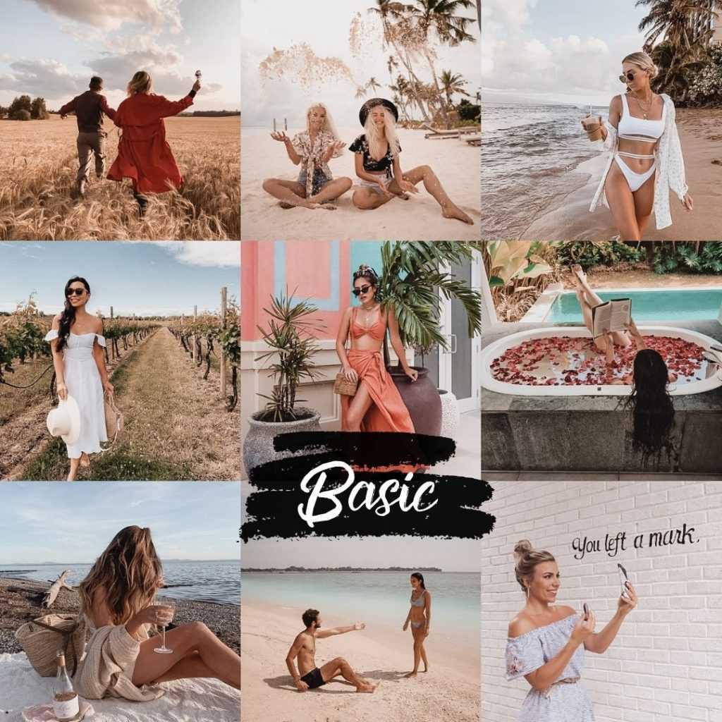 preset do lightroom basic delikatny