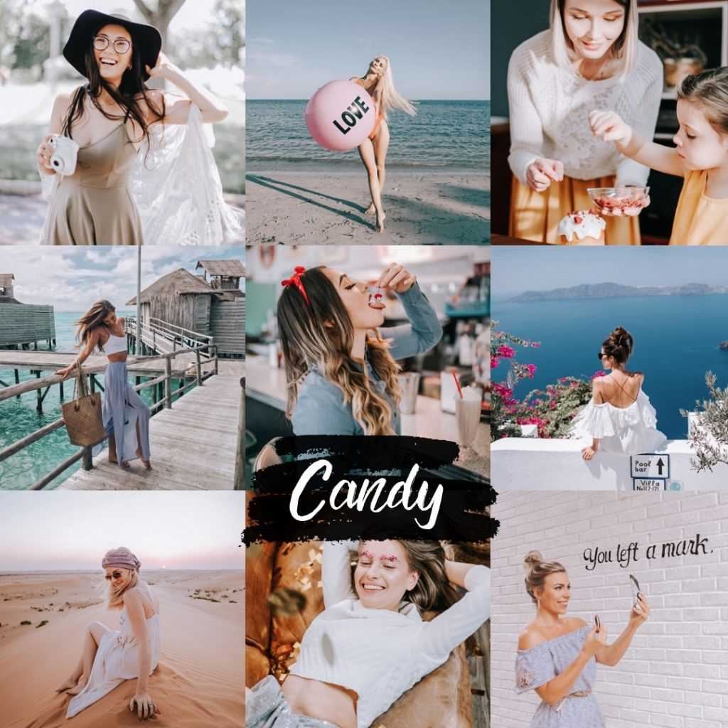 Preset Candy - Różowy Filtr do Lightroom