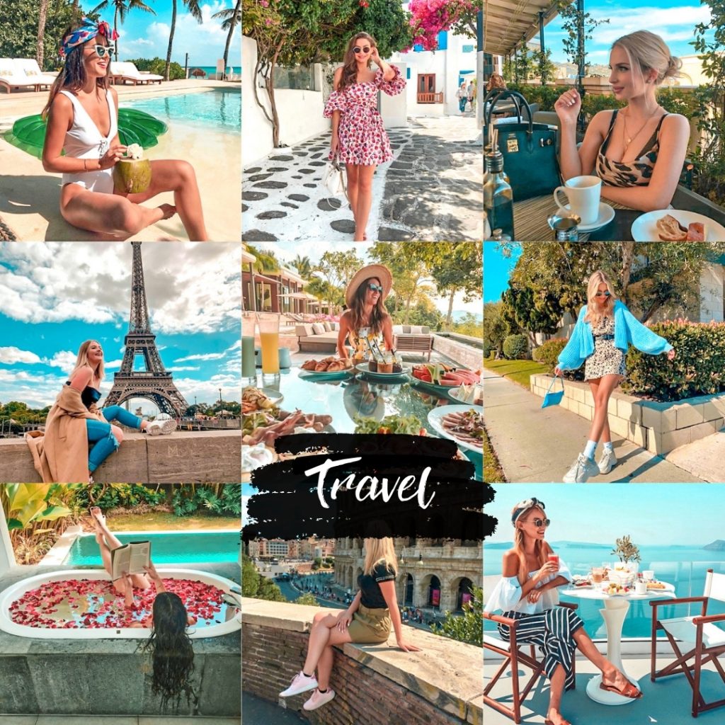 Preset wakacyjny podróżniczy travel