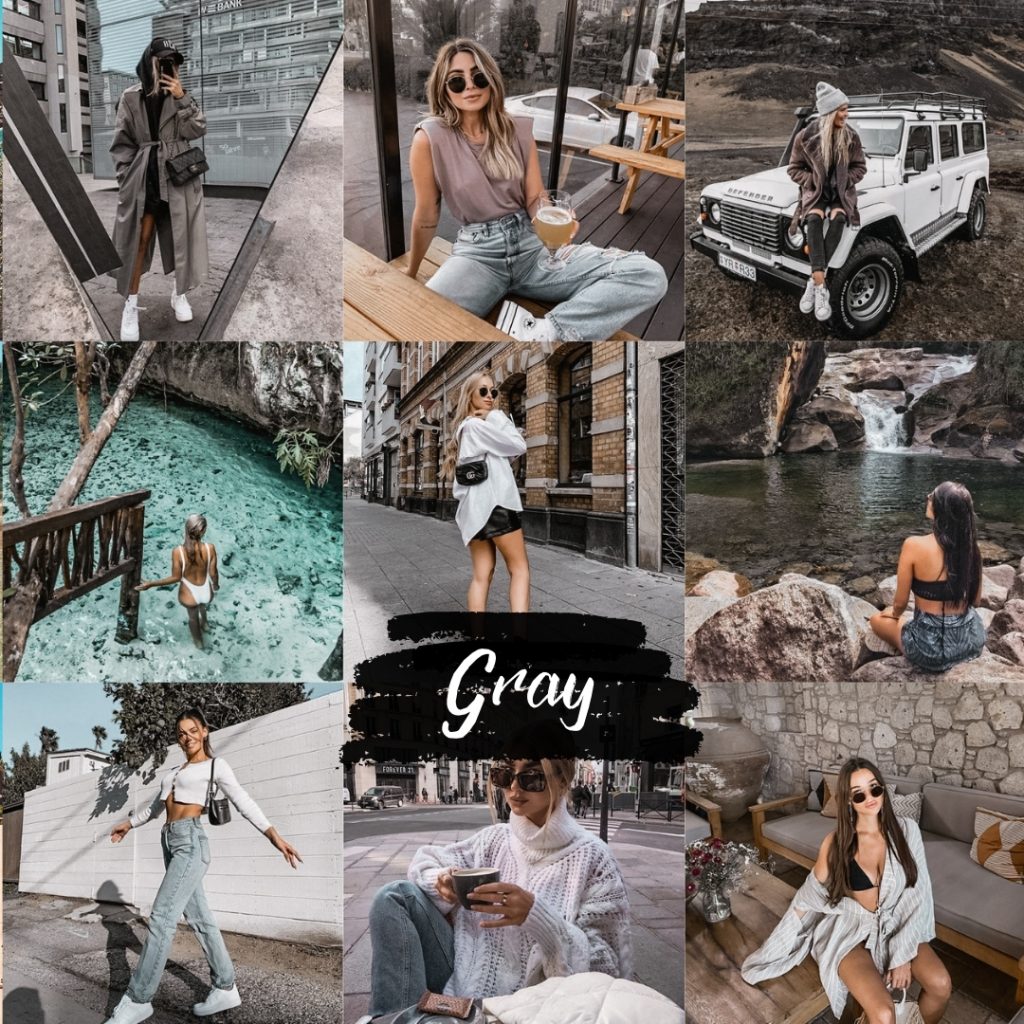 Preset szary miejski do lightroom